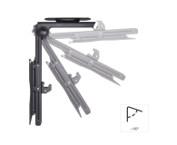 Hama Uchwyt Sufitowy do TV VESA 200x200 obrotowy regulacja 46" - 1516989 - zdjęcie 4